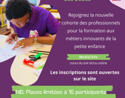 Rejoignez la nouvelle cohorte des professionnels pour la formation aux métiers innovants de la petite enfance