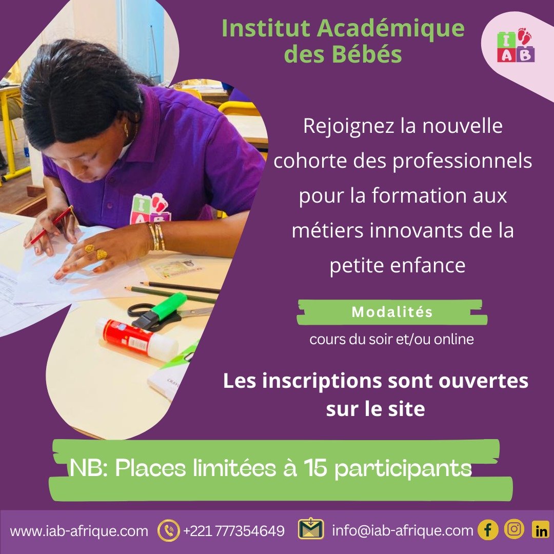 Rejoignez la nouvelle cohorte des professionnels pour la formation aux métiers innovants de la petite enfance