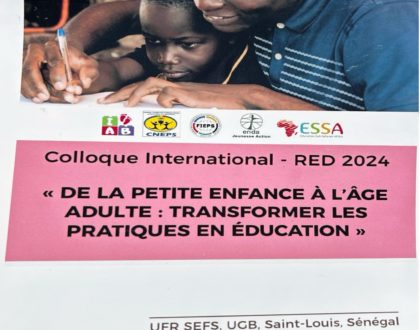 DE LA PETITE ENFANCE À L’ÂGE ADULTE : TRANSFORMER LES PRATIQUES EN ÉDUCATION