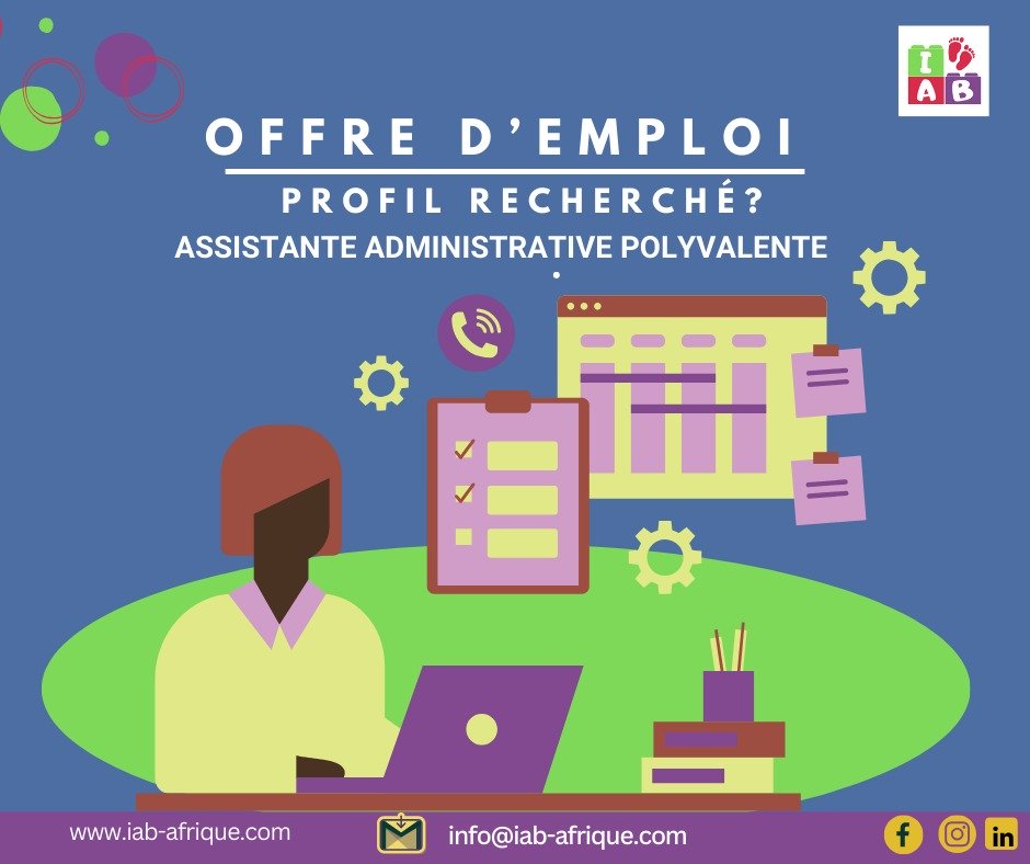 Offre d'emploi : Assistante Administrative Polyvalente